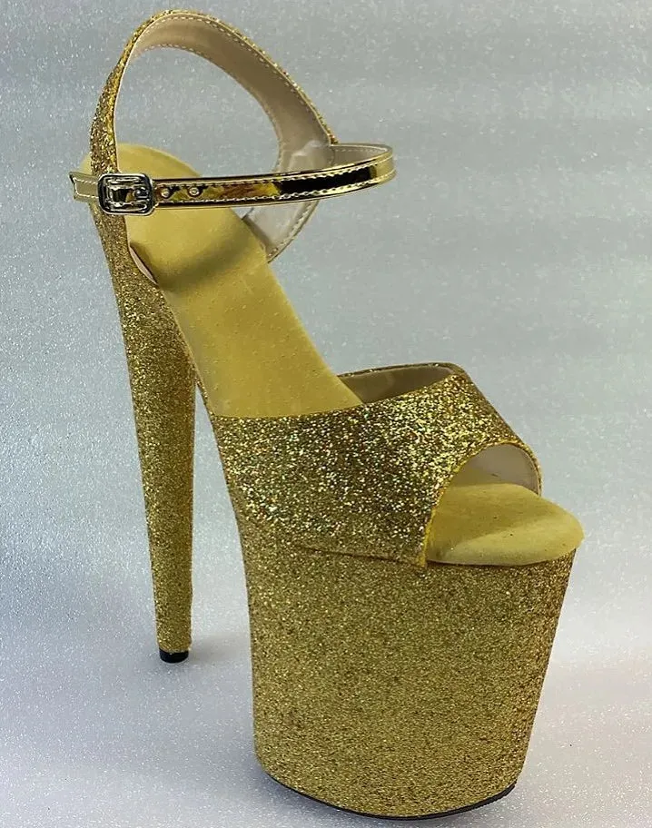 20cm sexy sky-high flash waterproof platform stiletto heels