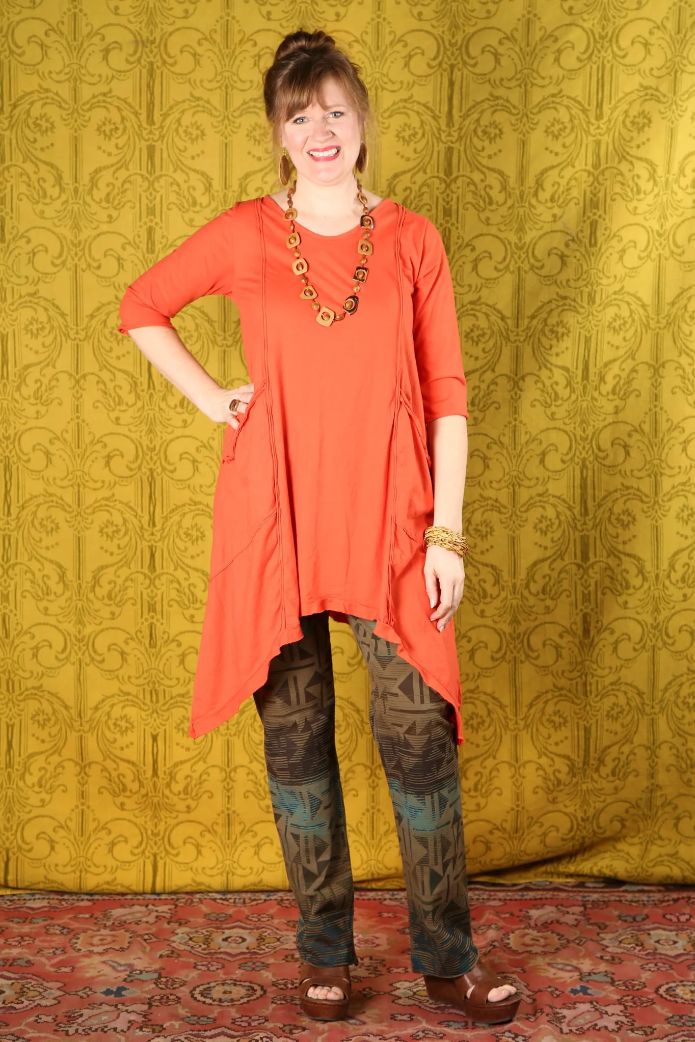 3176 Comfy Cotton-Lycra Slim Pant-Volcanic-to OVERDYE