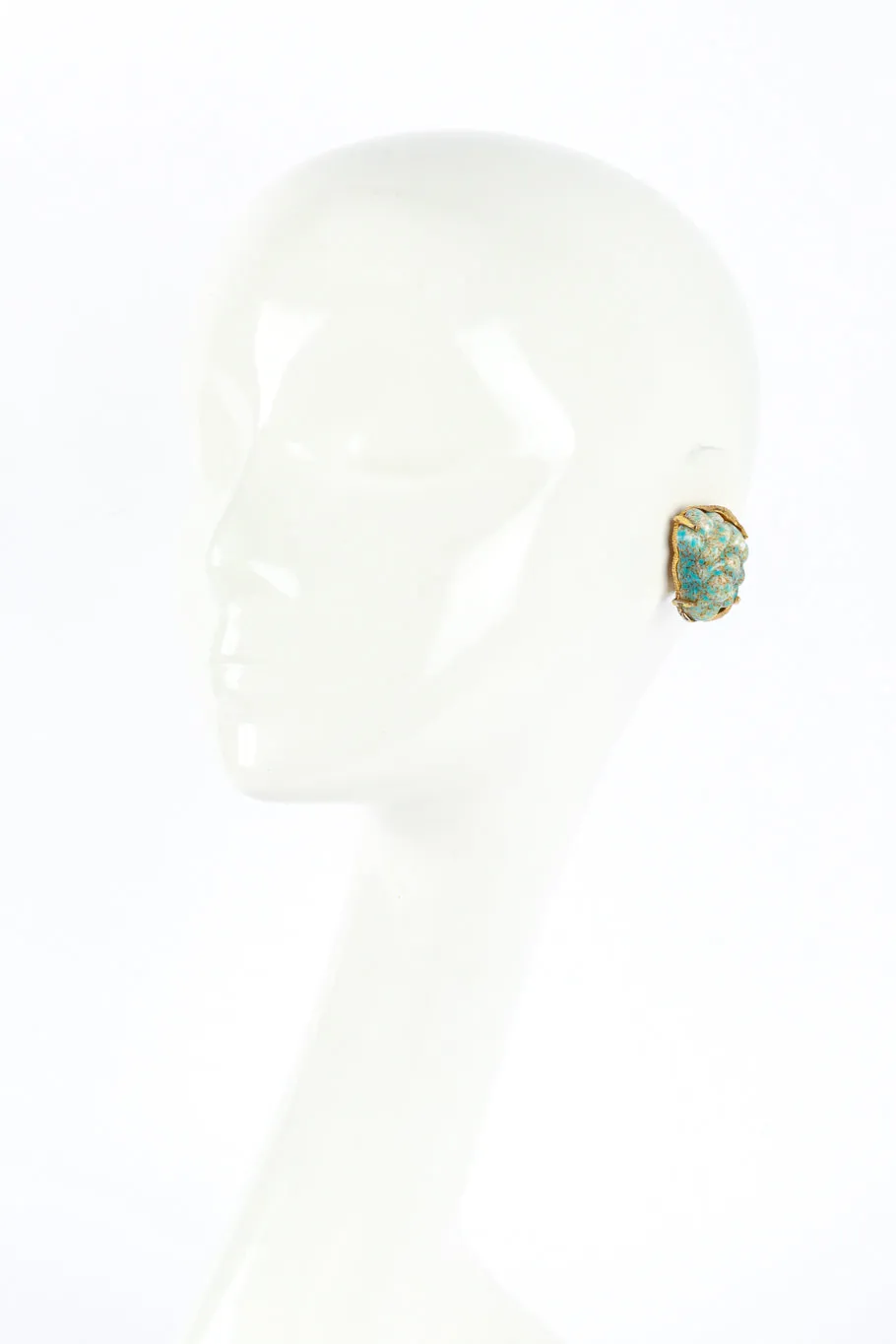 5 Strand Bead & Morenci Necklace & Earring Set