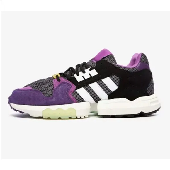 adidas Ninja J ZX Torsion Running Big kids Shoe FX6622  Black White unisex
