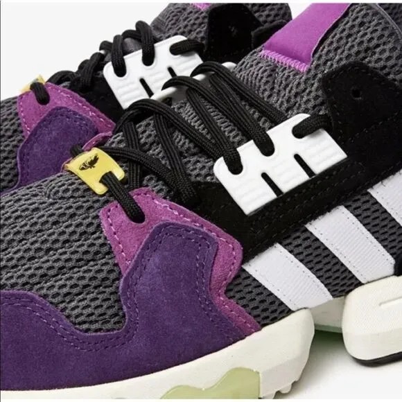 adidas Ninja J ZX Torsion Running Big kids Shoe FX6622  Black White unisex