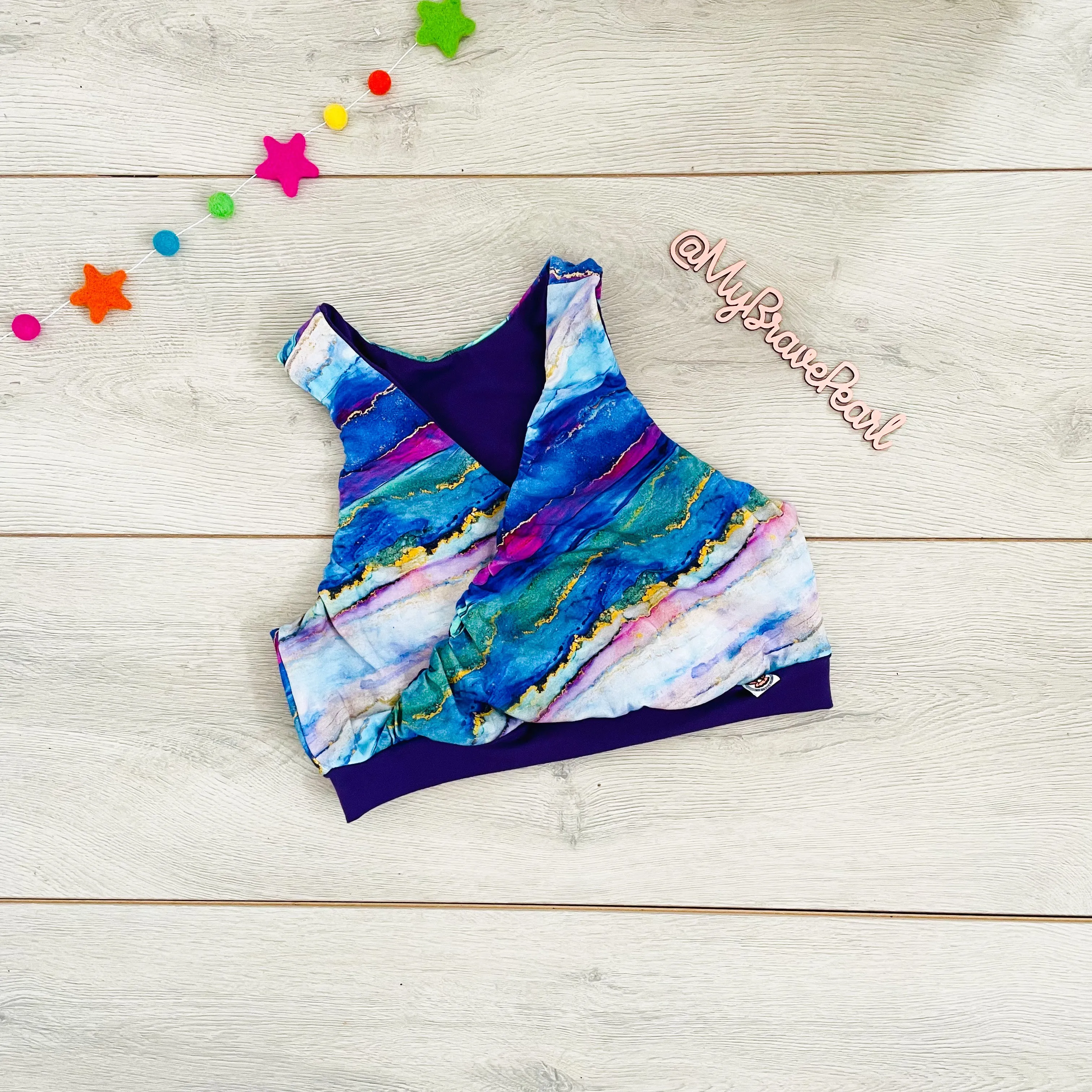 Adults Cross Front Racerback Bra and Pants Sets