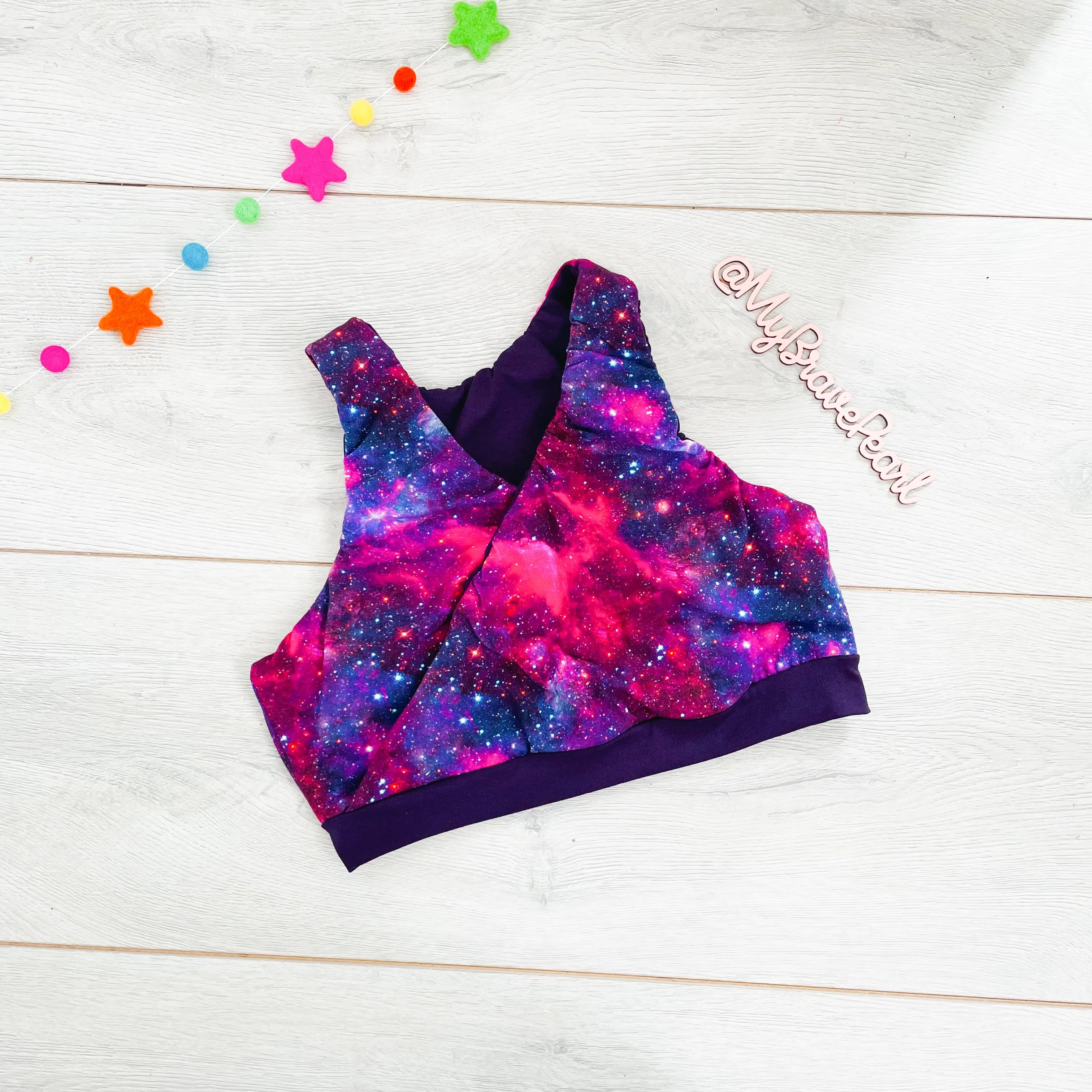 Adults Cross Front Racerback Bra and Pants Sets