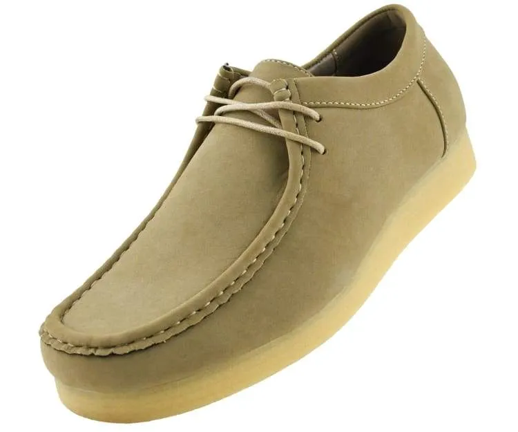 Amali Jason 2 Men's Tan Suede Limited Edition Low Top Oxfords
