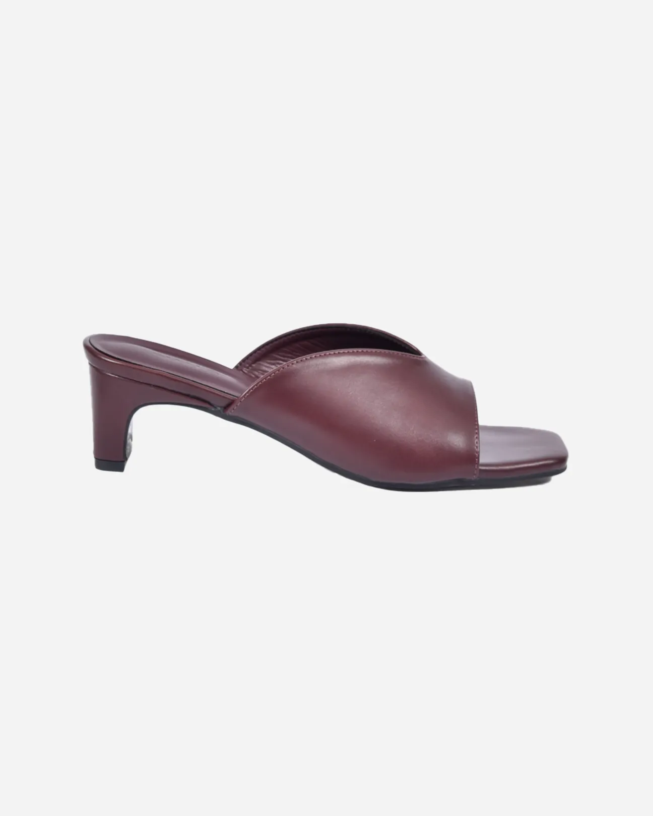 AMARA HEELS IN BURGUNDY