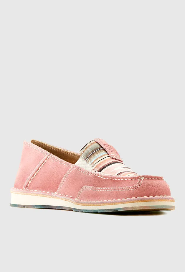 Ariat Women's Cruiser (Azalea Suede / Baby Pink Serape)