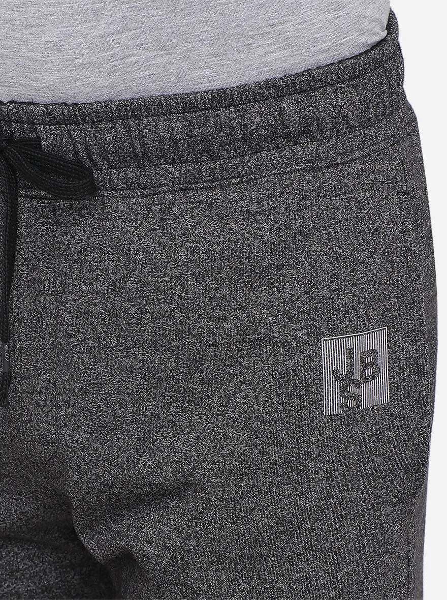 Black Solid Slim Fit Track Pants | JadeBlue