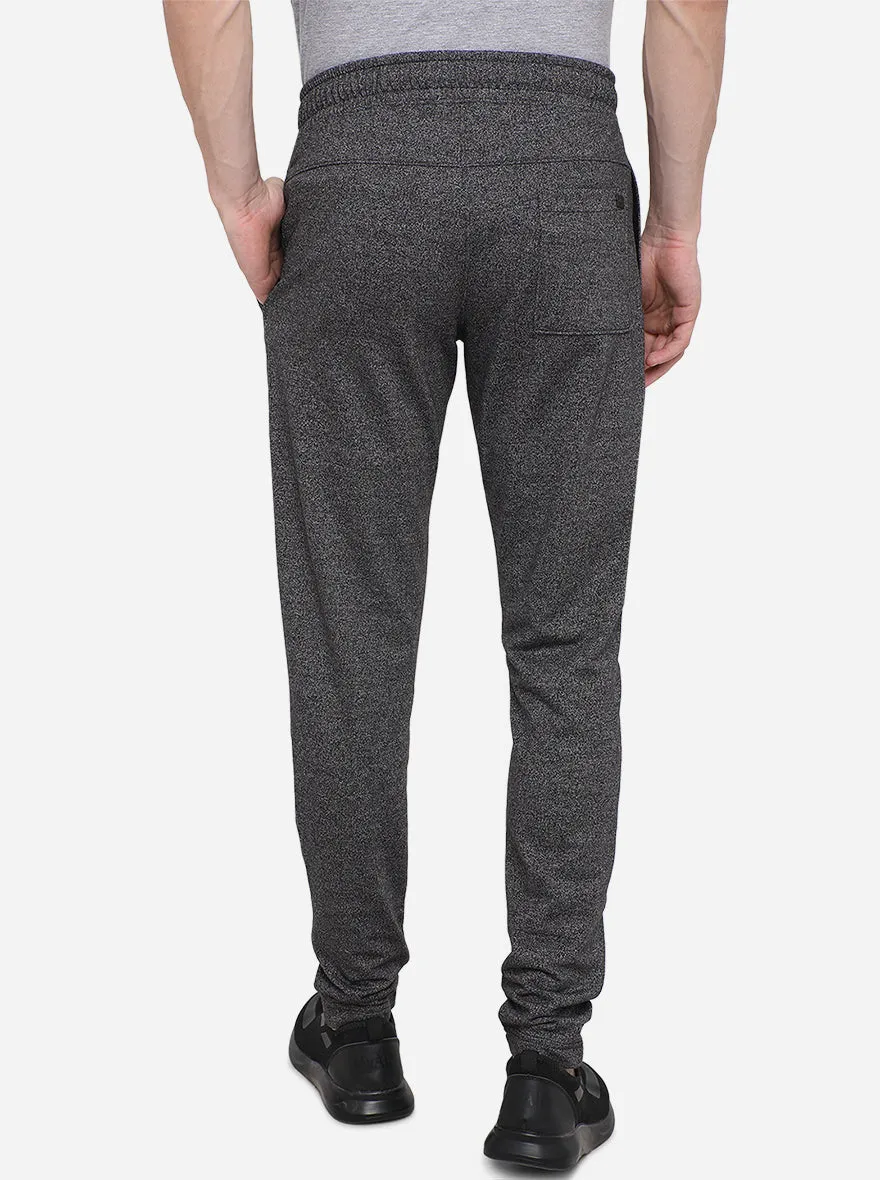 Black Solid Slim Fit Track Pants | JadeBlue