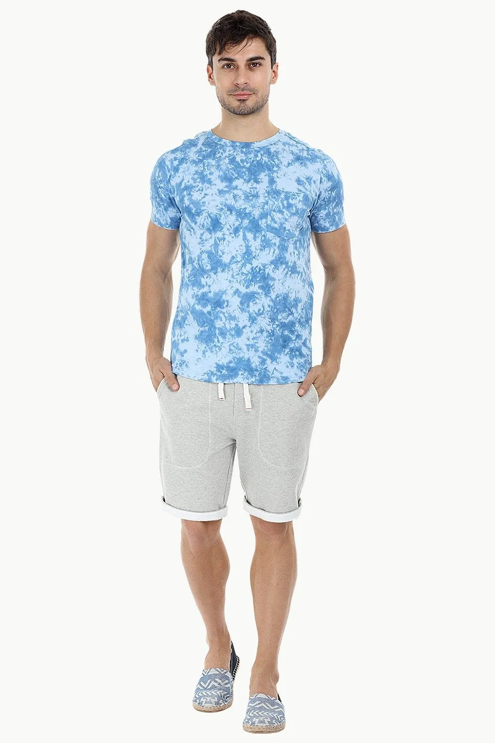 Blotch Effect Tie Dye T-Shirt