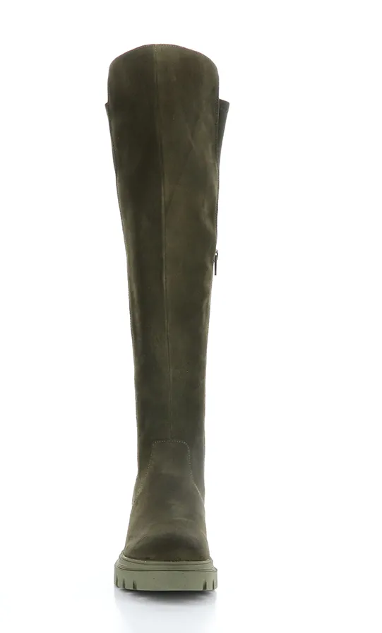 BOS & CO FIFTH OLIVE SUEDE OTK