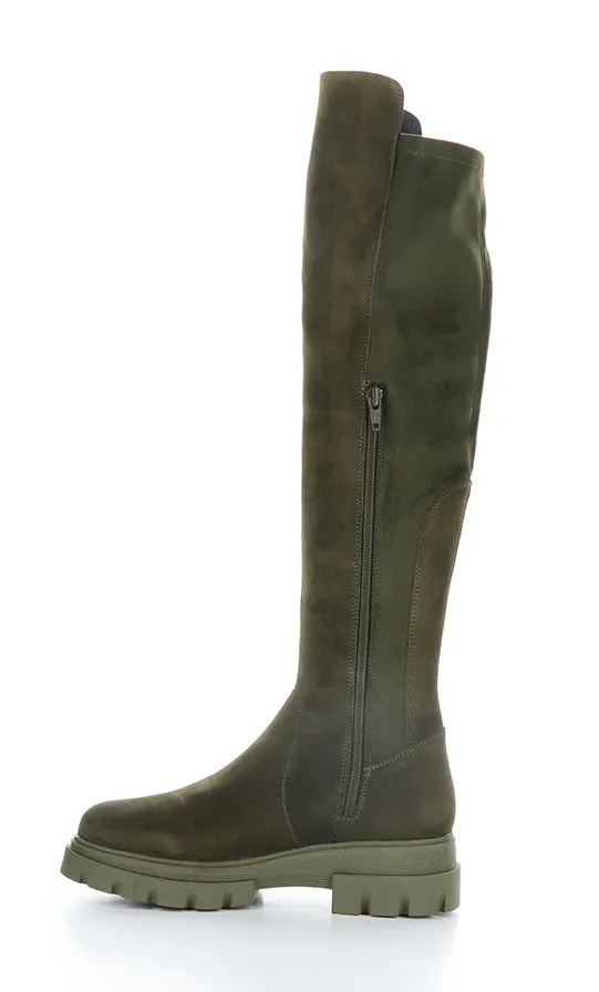 BOS & CO FIFTH OLIVE SUEDE OTK
