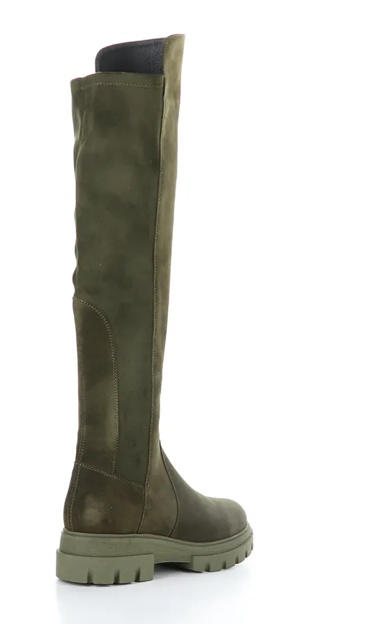 BOS & CO FIFTH OLIVE SUEDE OTK