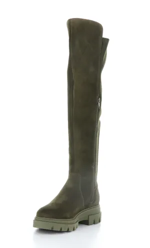 BOS & CO FIFTH OLIVE SUEDE OTK