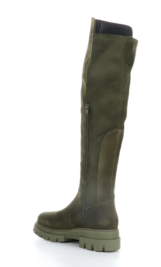 BOS & CO FIFTH OLIVE SUEDE OTK