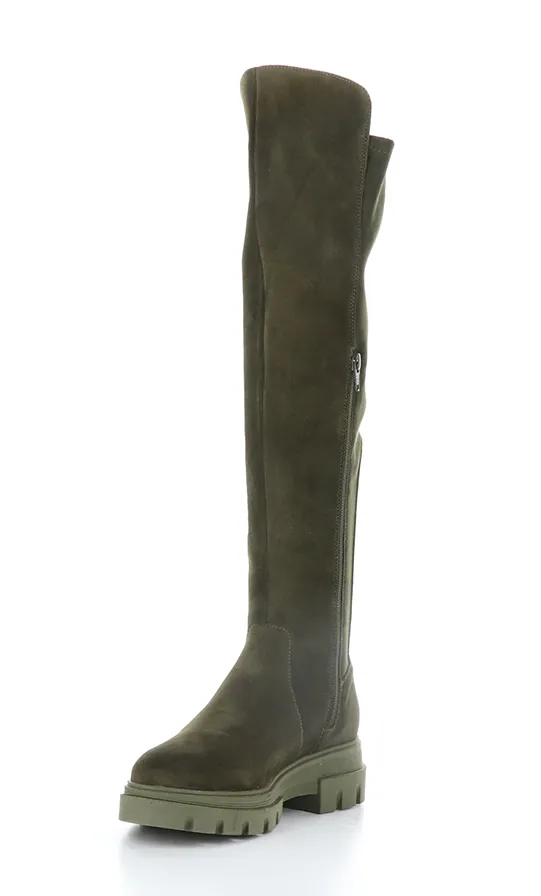 BOS & CO FIFTH OLIVE SUEDE OTK