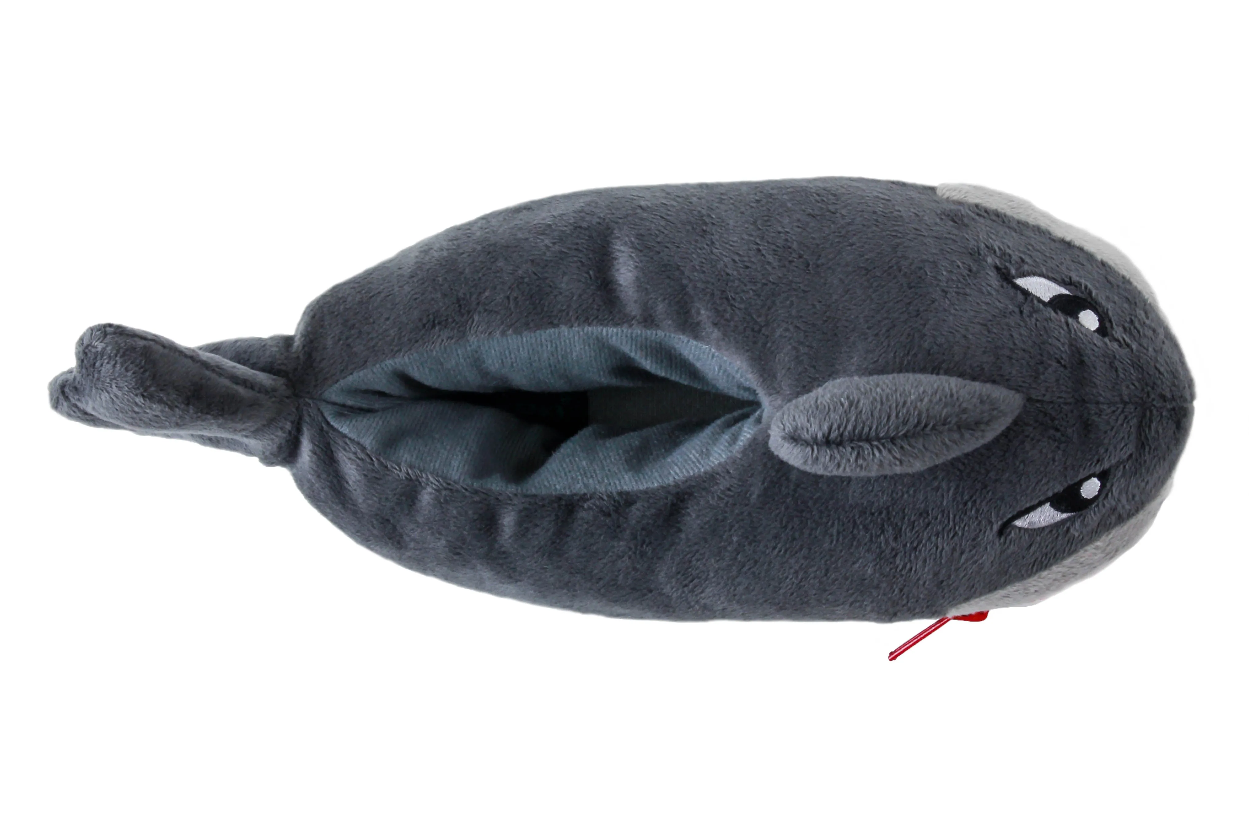 Boys Shark Soft Boa Moccasin with 3D Parts