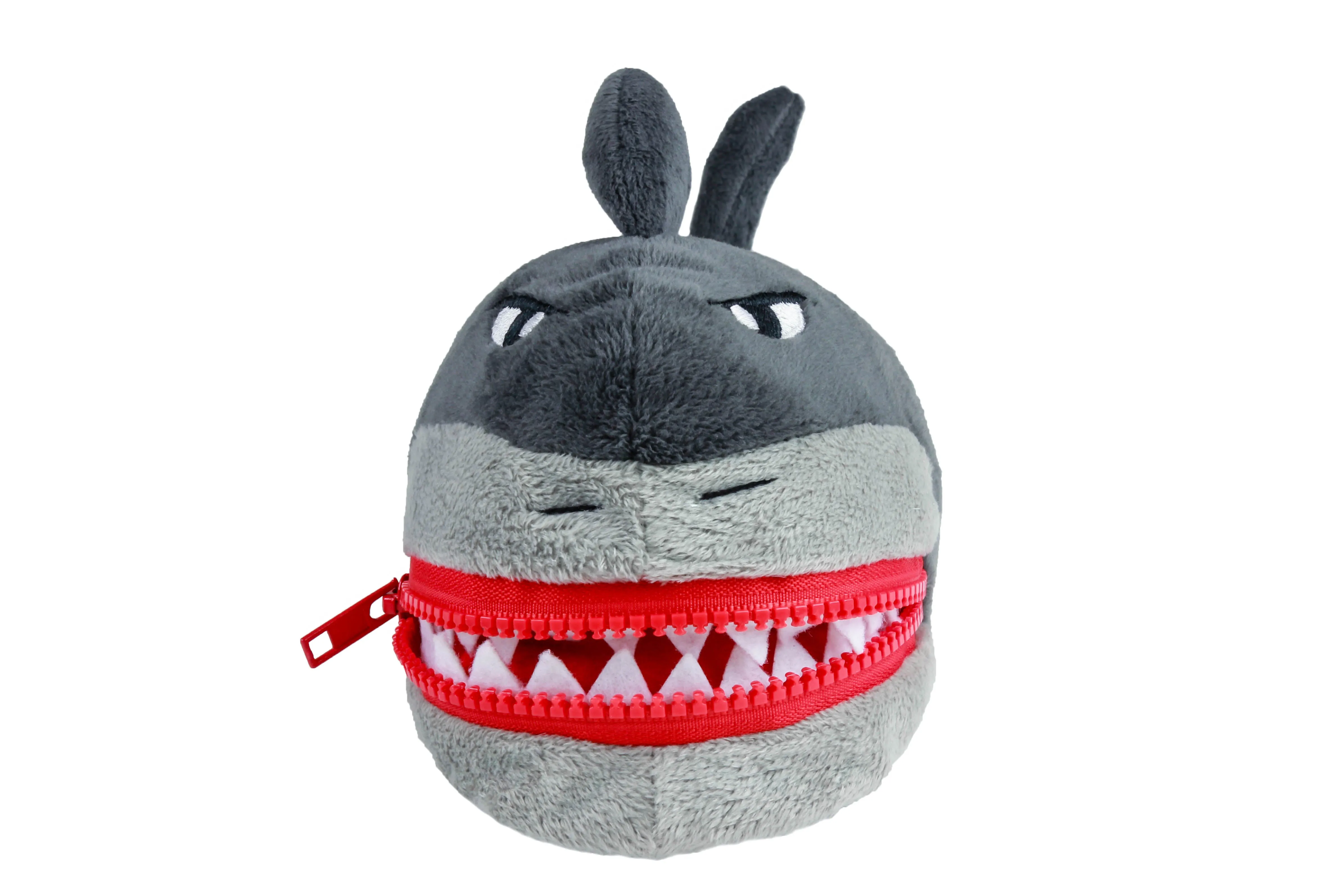 Boys Shark Soft Boa Moccasin with 3D Parts