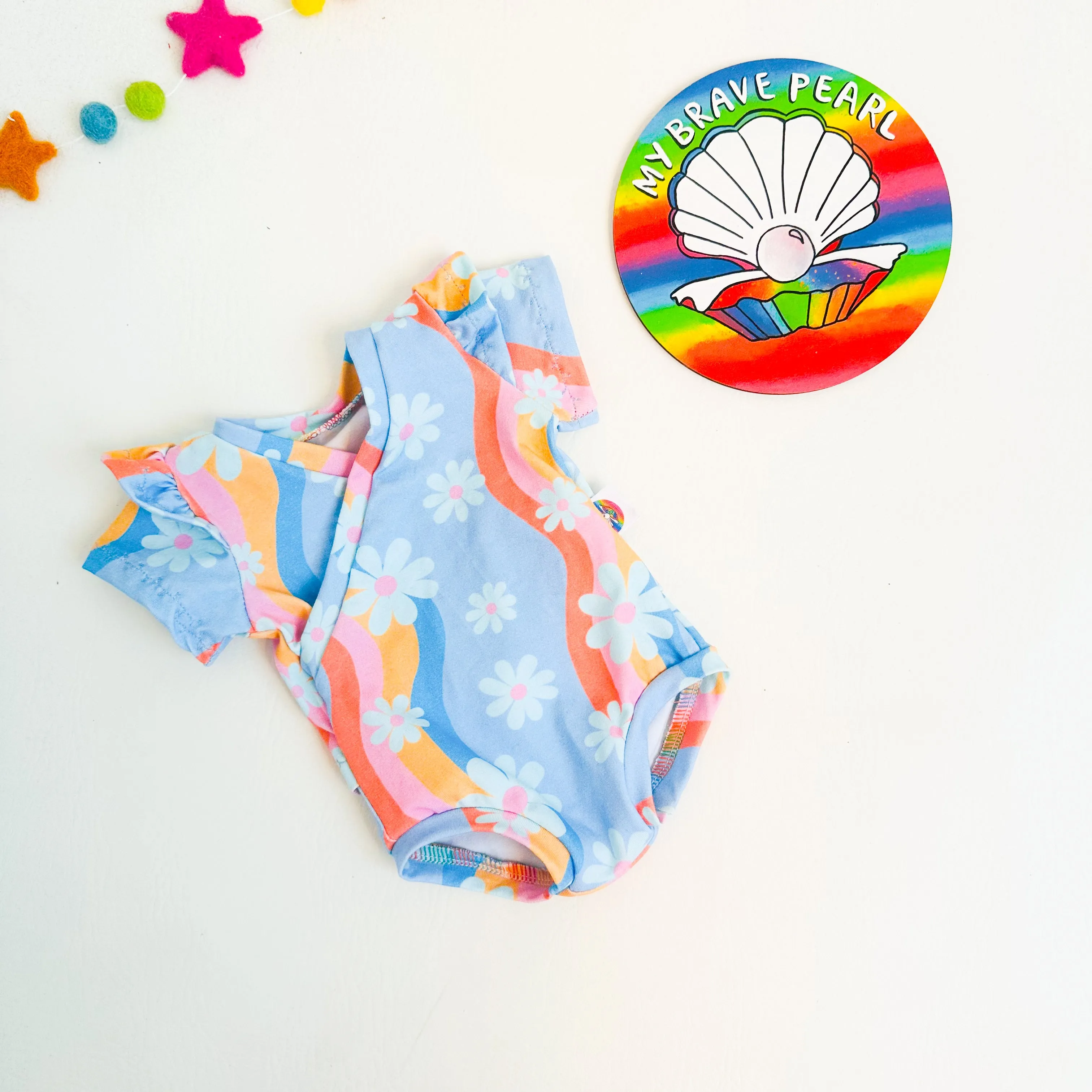 BP Baby Cross Front Vest Bodysuit