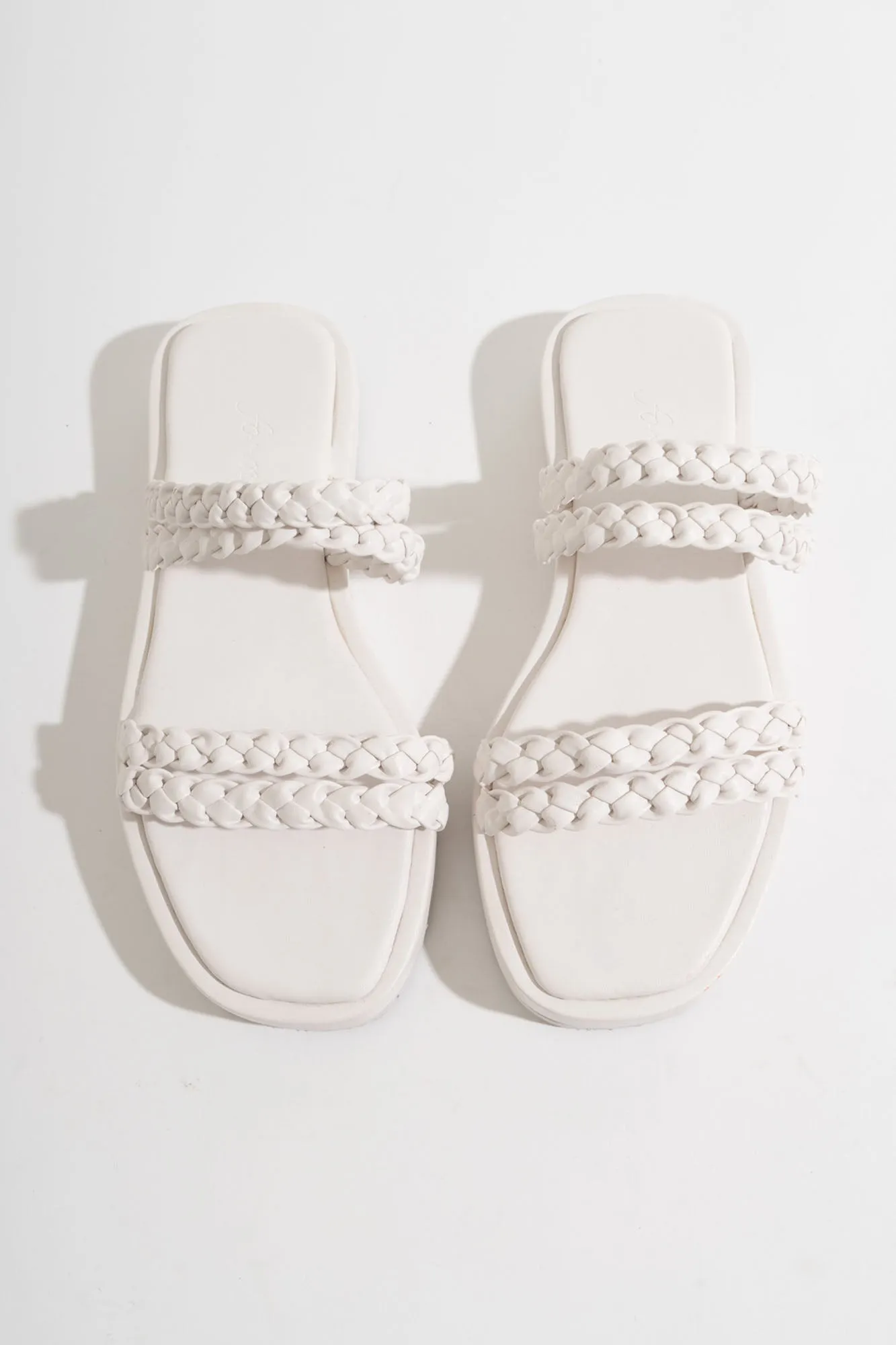 Braided Square Toe Sandals