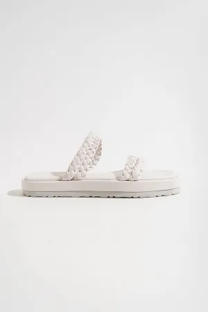 Braided Square Toe Sandals