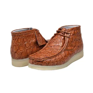 British Walkers Walker 100 Croc Men's Crocodile Leather Limited Editon Ankle Boots