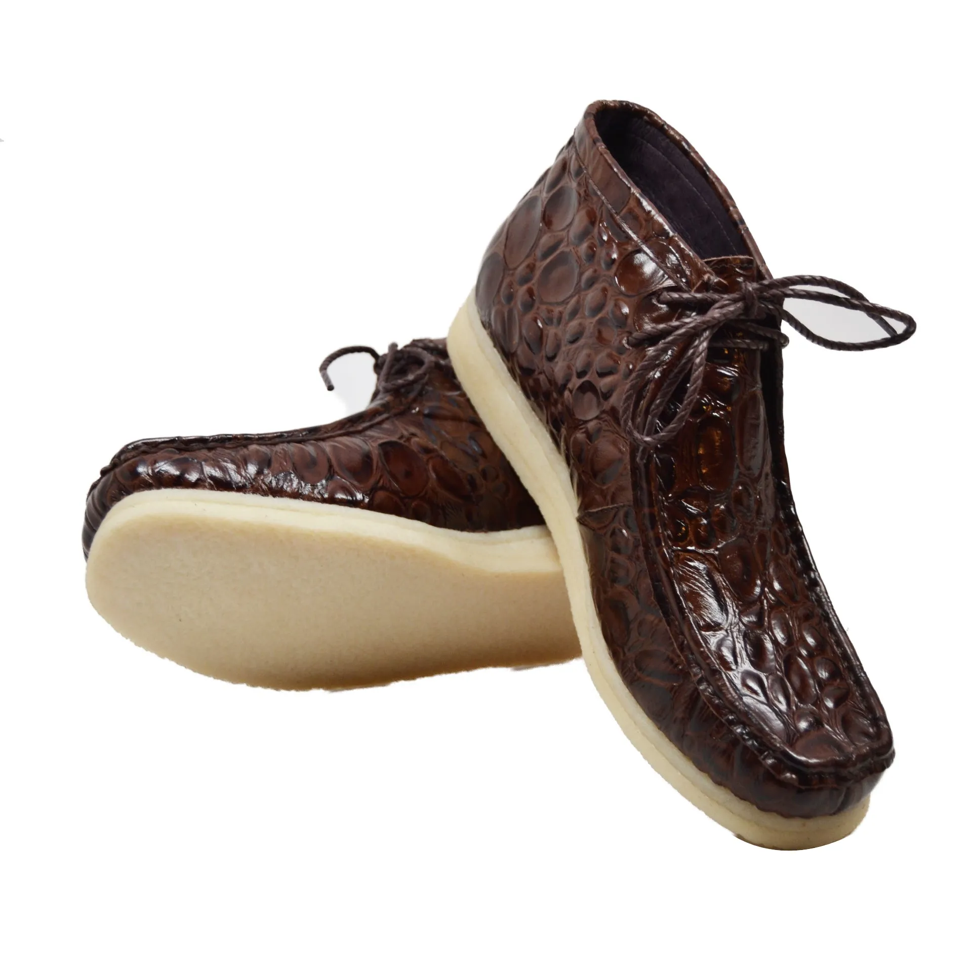 British Walkers Walker 100 Croc Men's Crocodile Leather Limited Editon Ankle Boots