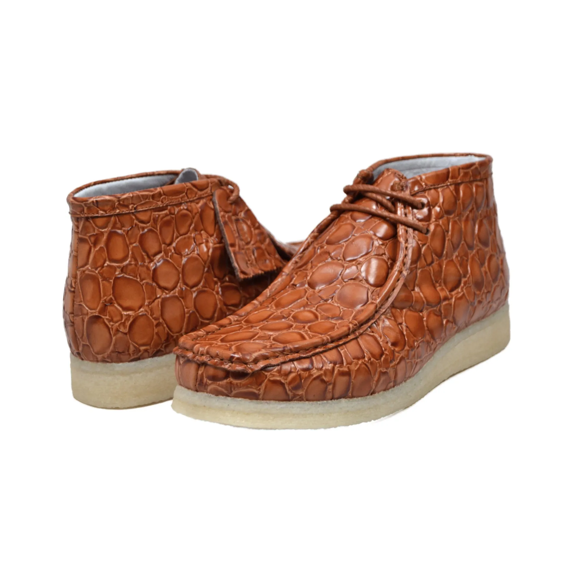 British Walkers Walker 100 Croc Men's Crocodile Leather Limited Editon Ankle Boots