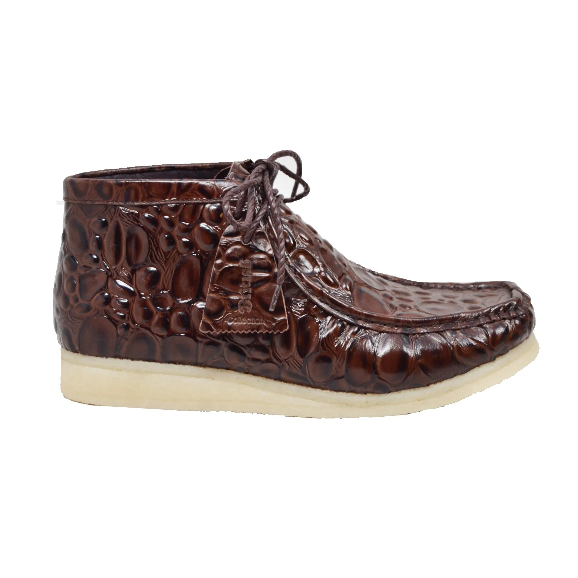 British Walkers Walker 100 Croc Men's Crocodile Leather Limited Editon Ankle Boots