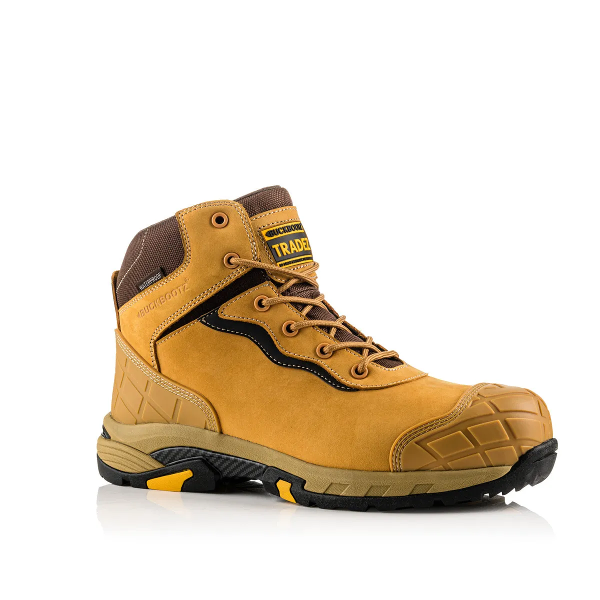 Buckbootz Tradez Blitz Lightweight Waterproof Safety Lace Boots