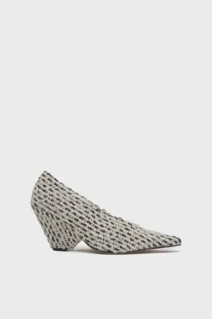 Camilla and Marc Rhys Braided Pump in Cream and Black