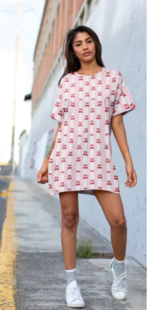 Cheery Cherries T-Shirt Dress