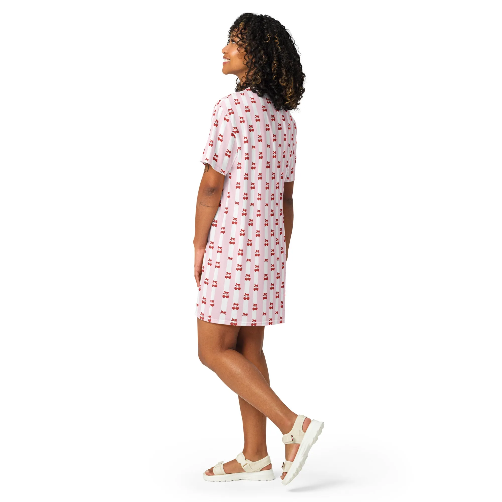 Cheery Cherries T-Shirt Dress