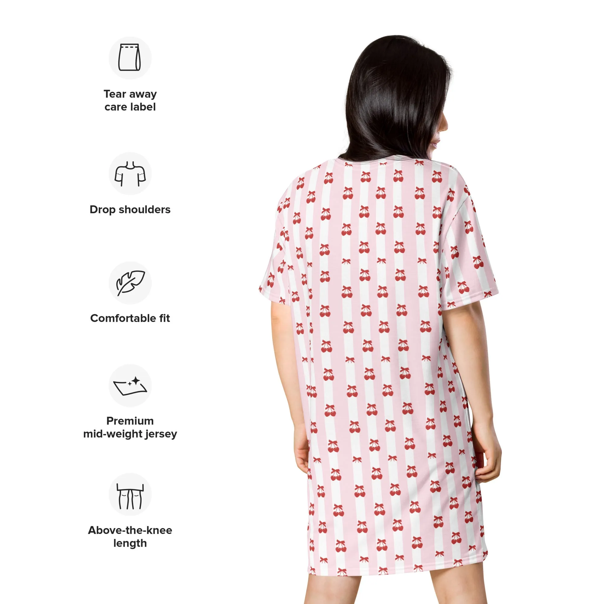 Cheery Cherries T-Shirt Dress