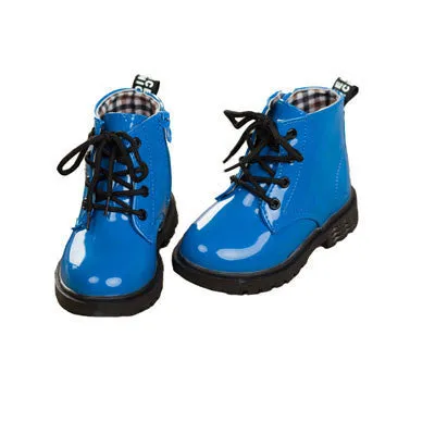 children martin boots girls boys winter shoes kids rain boots PU Leather Kids Sneakers