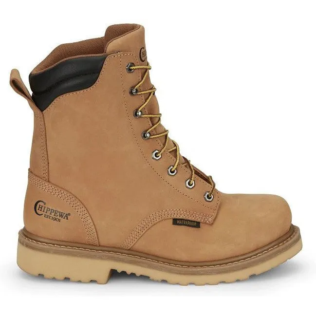 Chippewa Men's Northbound 8" Waterproof 400G Insulated Work Boot -Wheat- NC2503