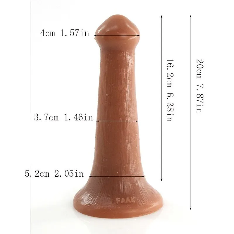 Clean-Cut Dildo Silicone