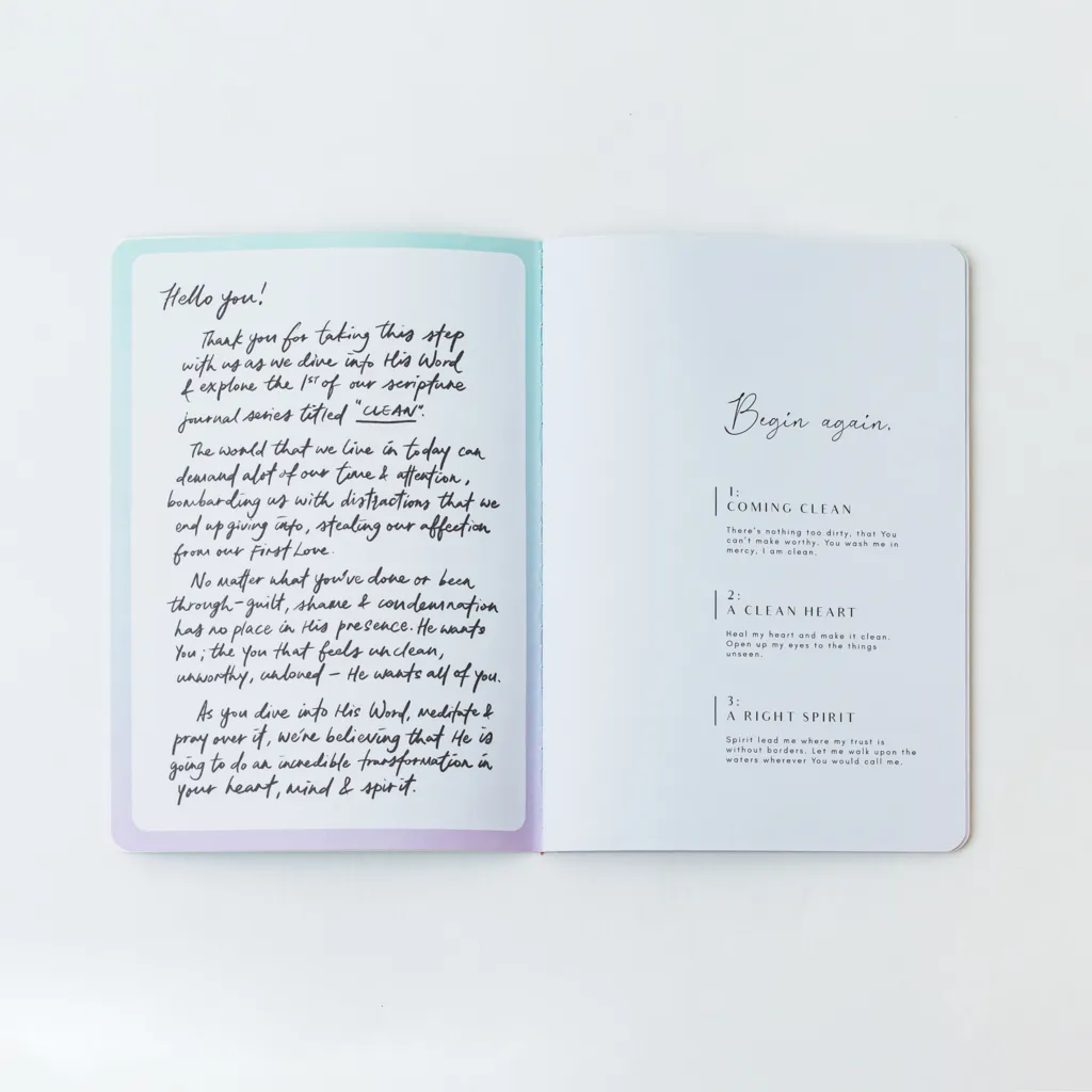 Clean Scripture | TBA | Journal