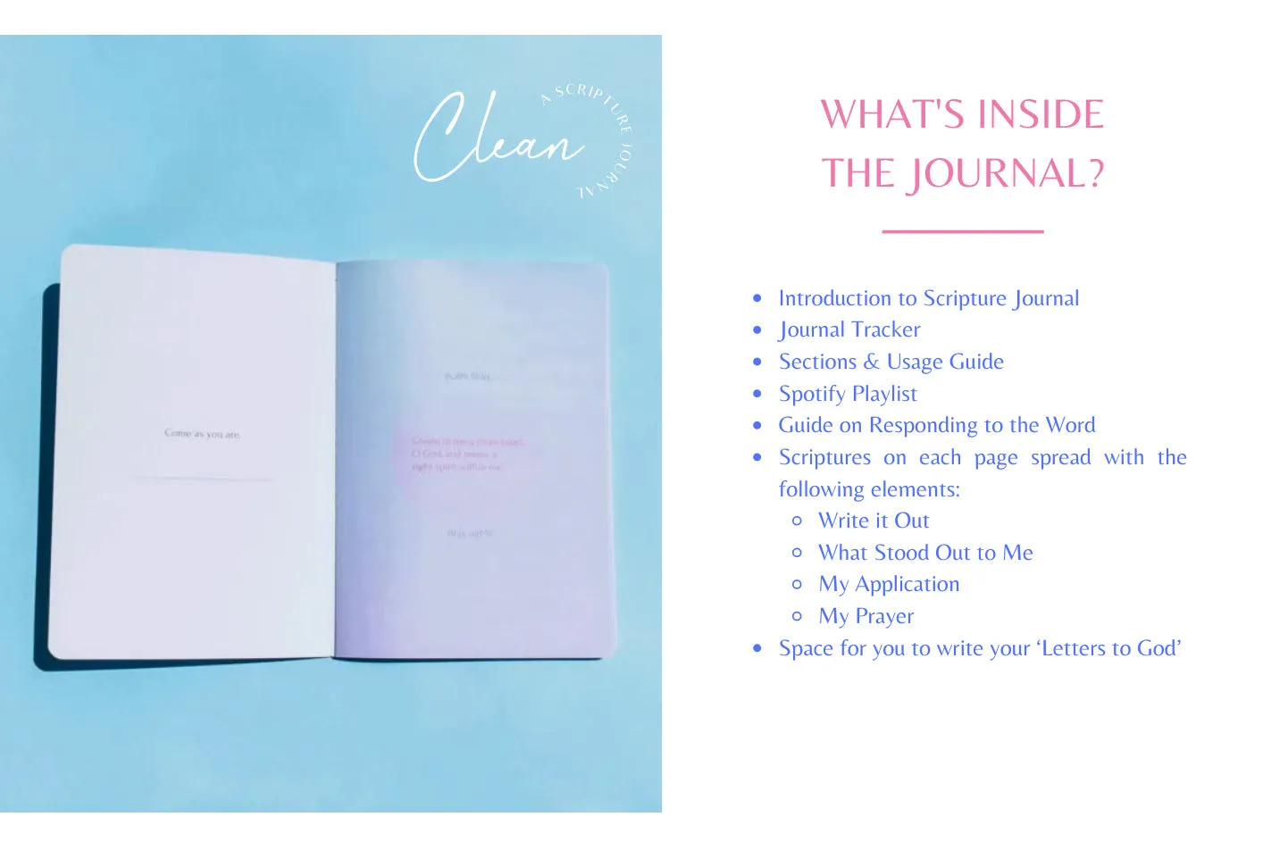 Clean Scripture | TBA | Journal