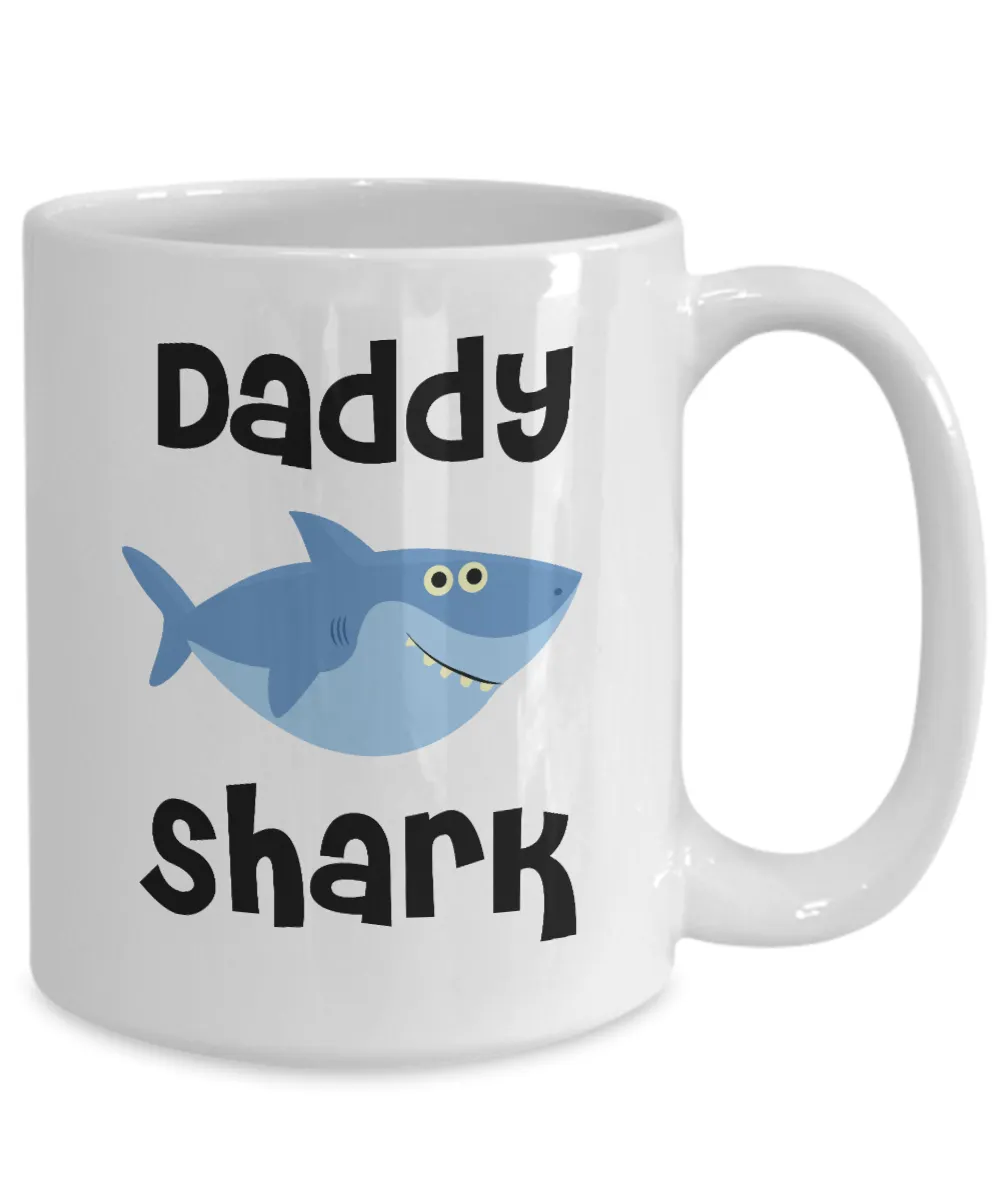 Daddy Shark Mug Do Do Do Coffee Cup Daddy Birthday Gift Idea Gifts for Dads Father's Day Present