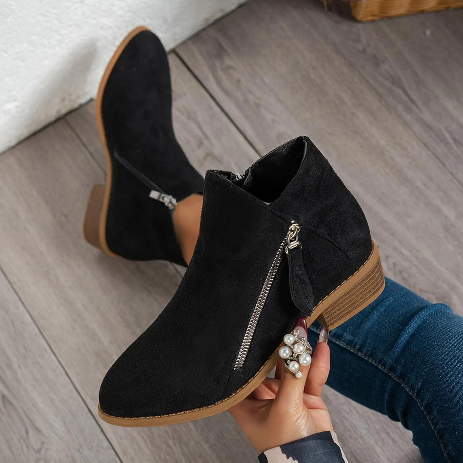 Daina™ - Casual Zip-Up Boots