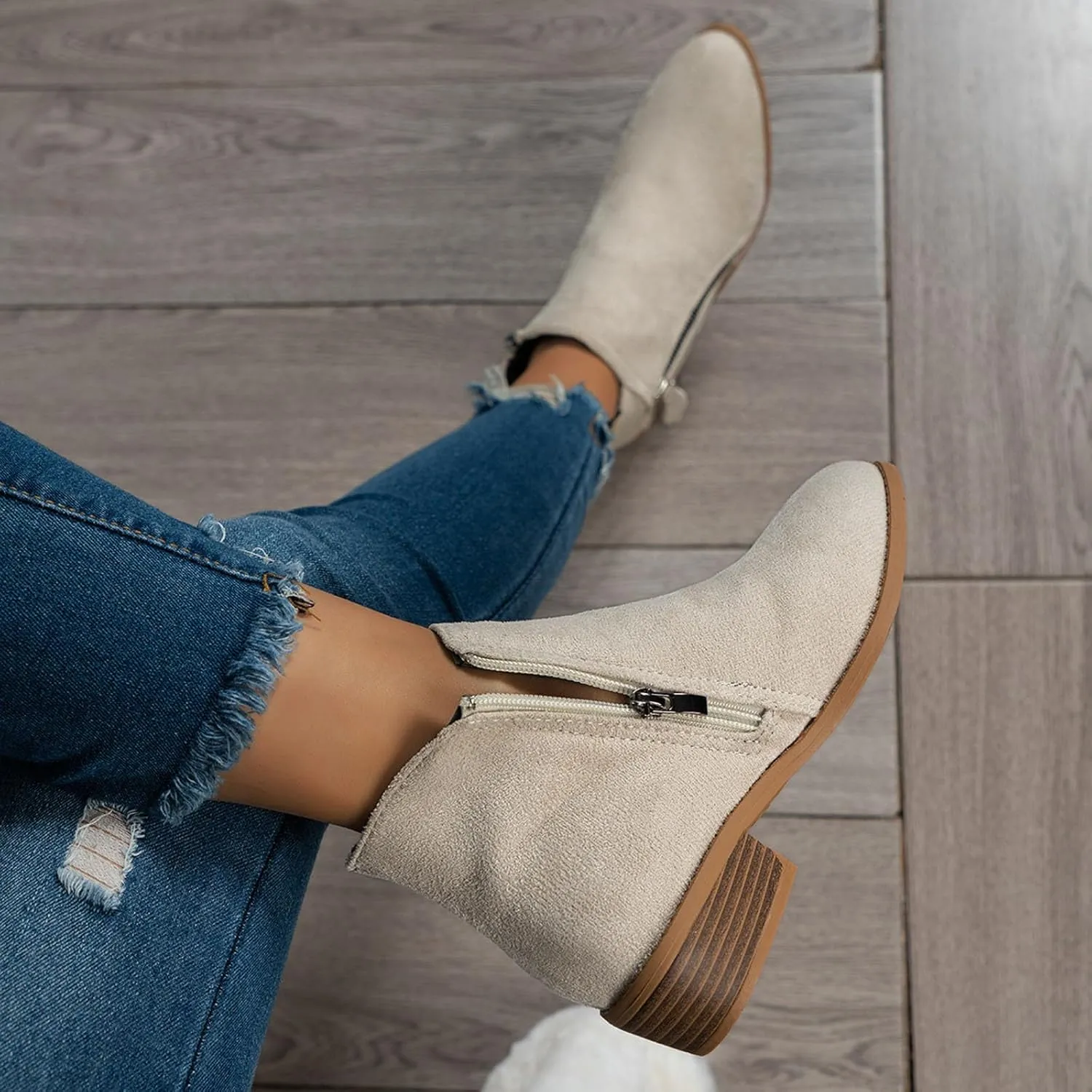 Daina™ - Casual Zip-Up Boots