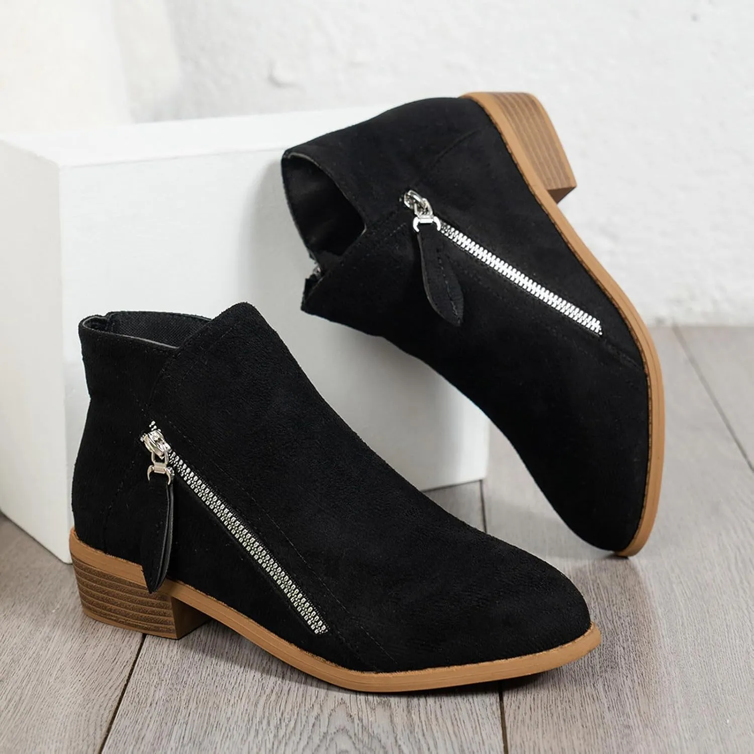 Daina™ - Casual Zip-Up Boots