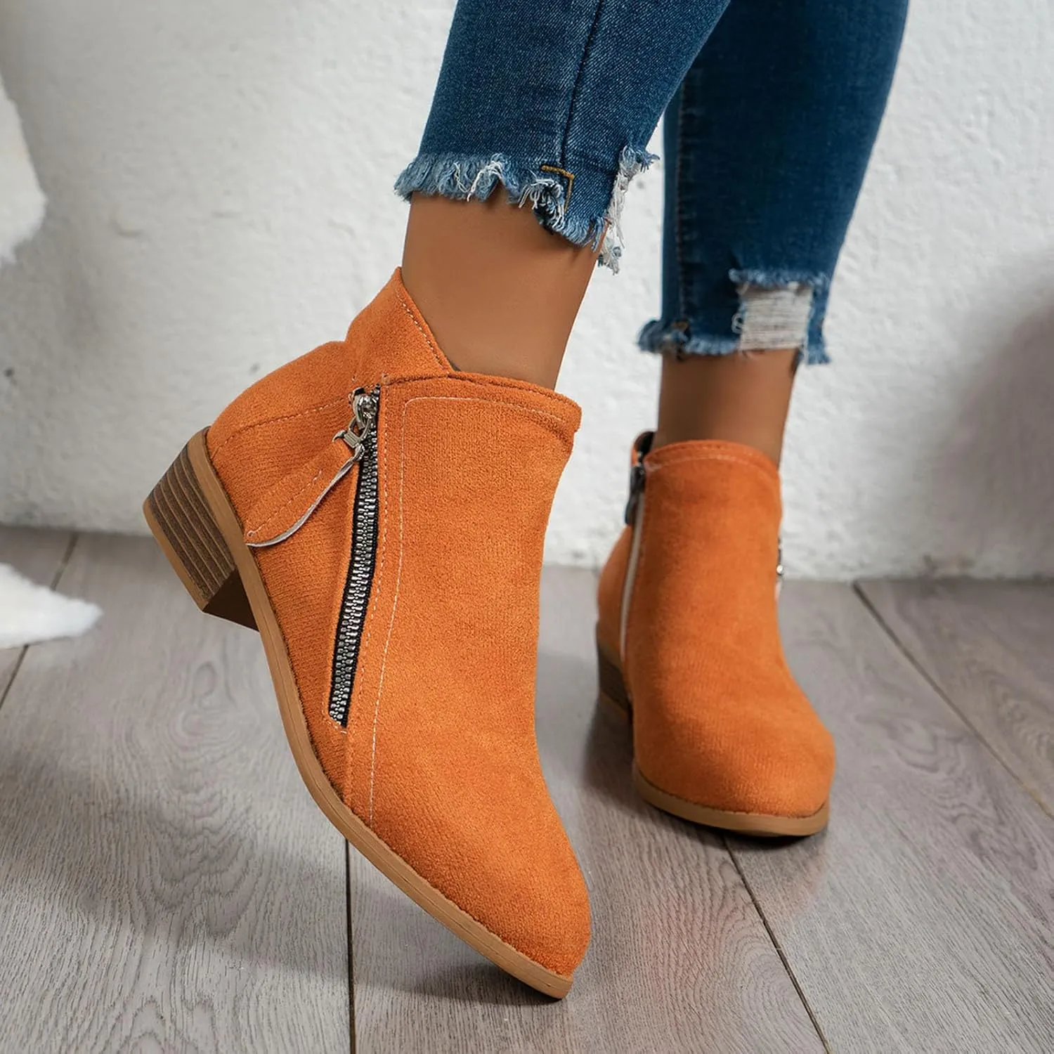 Daina™ - Casual Zip-Up Boots