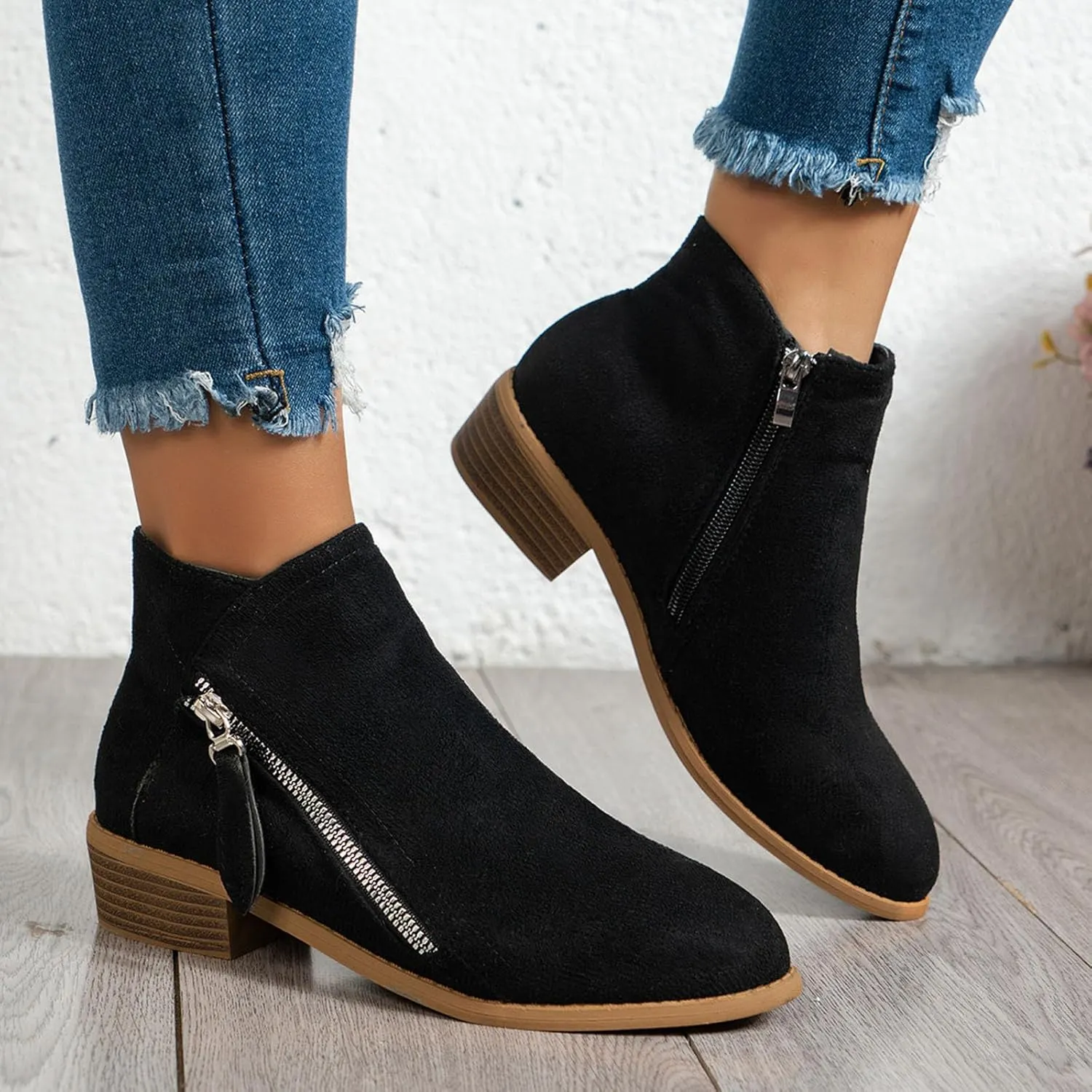 Daina™ - Casual Zip-Up Boots