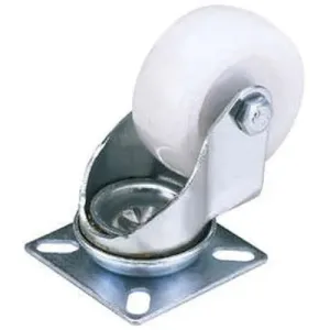 Draper Swivel Plate Fixing Nylon Wheel, 75Mm Diameter, S.W.L. 70Kg Dr-65497
