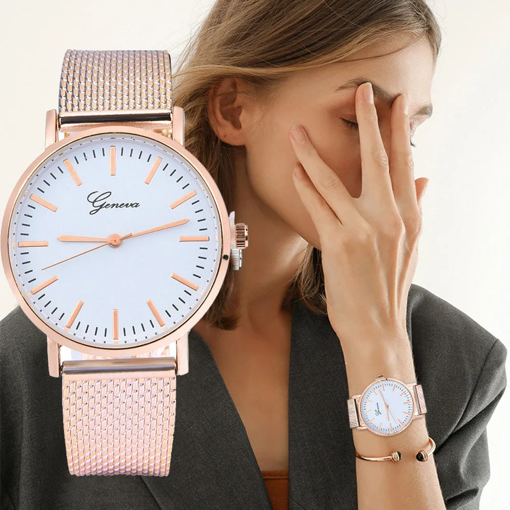 Elegant Ladies Stainless Steel Watch