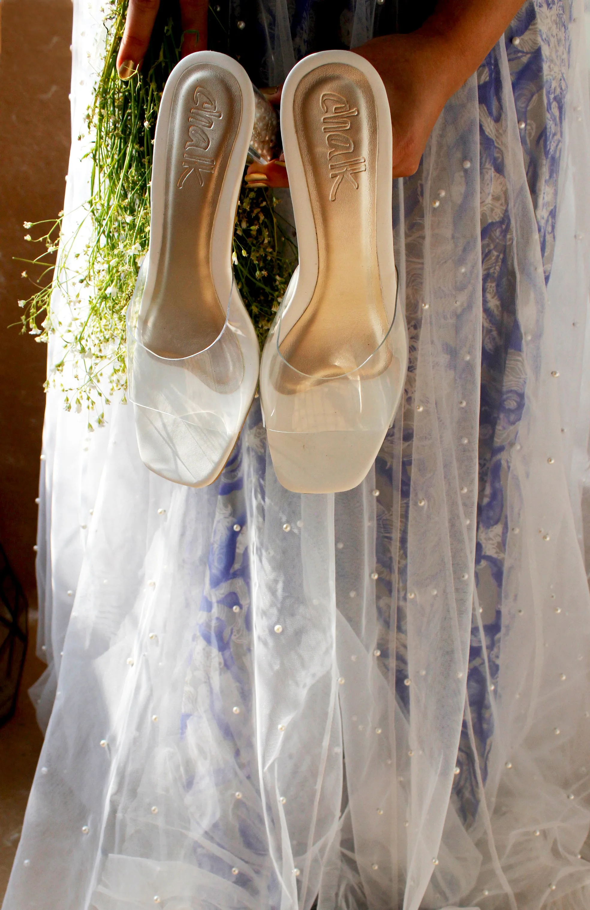 Emma: White Clear Pearl Blocks