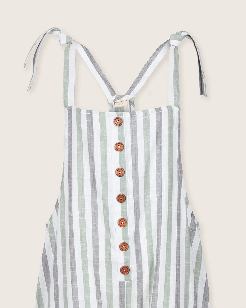 Erin Multicolour Stripe Print Dungarees