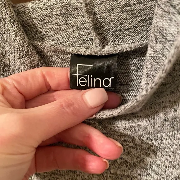 ❤️Felina Small Gray Hooded Lounge/Sleep Dress