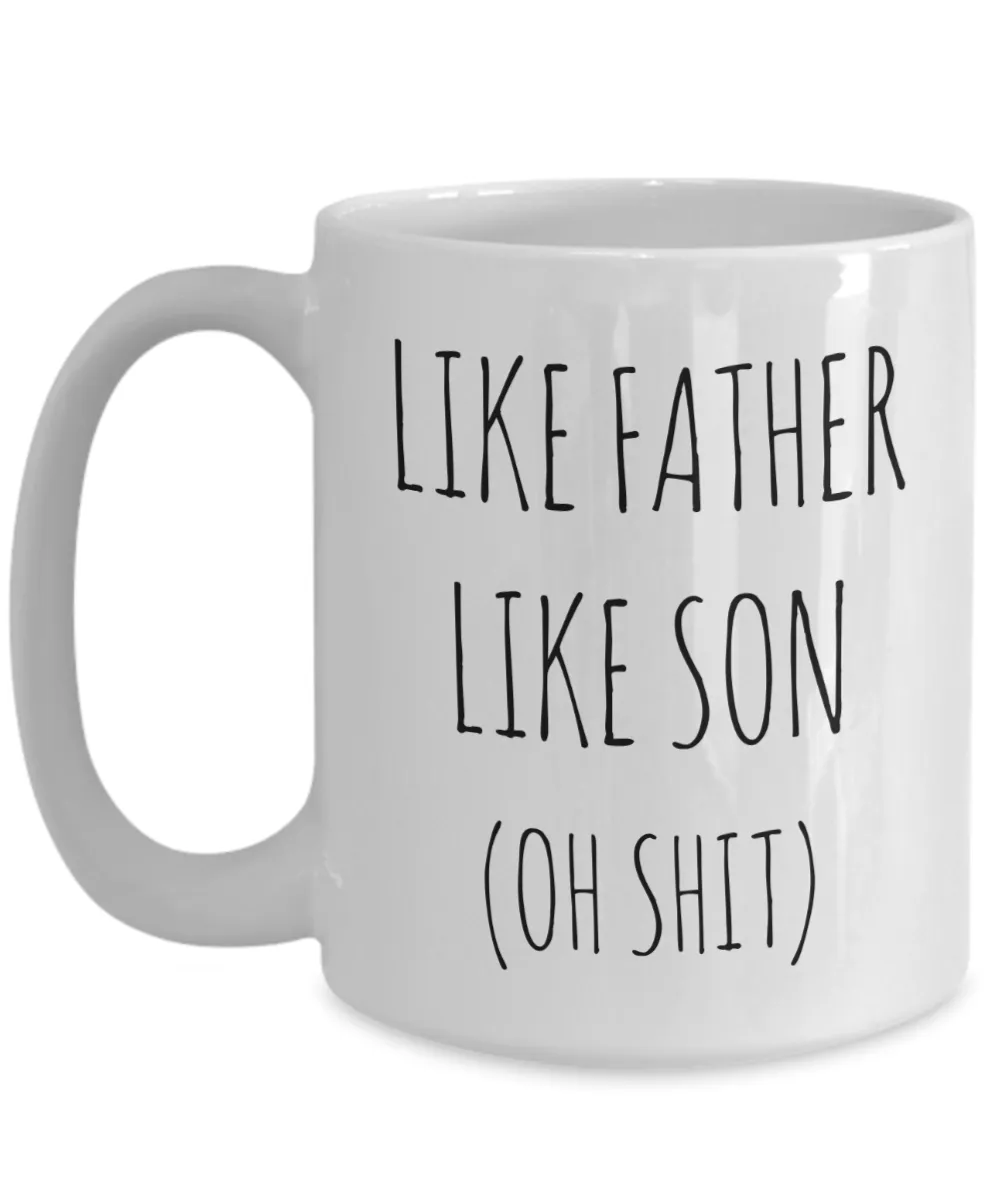 Funny Father's Day Mug From Son to Dad Funny Coffee Cup